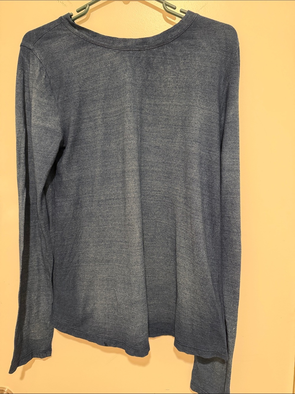 cloth & stone Heathered Blue Long Sleeve Tee